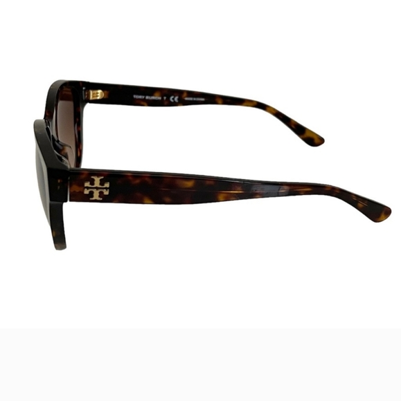 Tory Burch Acetate Tortoise Shell Cateye Sunglasses NWT - Picture 4 of 7